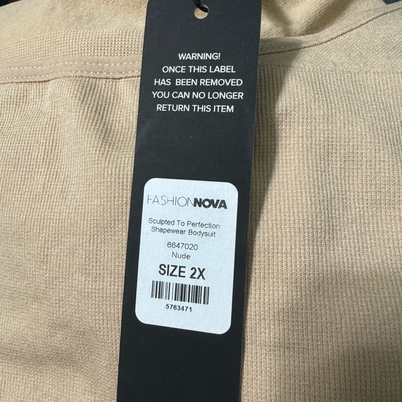 Sculpted to Perfection open chest Shapewear bodysuit - Picture 4 of 4